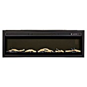 Focalpoint Chimenea eléctrica Sasanoa 50 (1.500 W, Negro, L x An x Al: 16,1 x 126,2 x 41,9 cm) | BAUHAUS