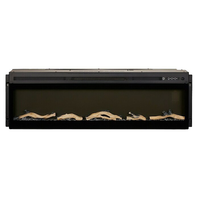 Focalpoint Chimenea eléctrica Sasanoa 50 (1.500 W, Negro, L x An x Al: 16,1 x 126,2 x 41,9 cm) | BAUHAUS