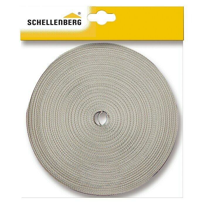 Schellenberg RollladengurtBeige, Länge: 50 m, Gurtbreite: 23 mm Front View