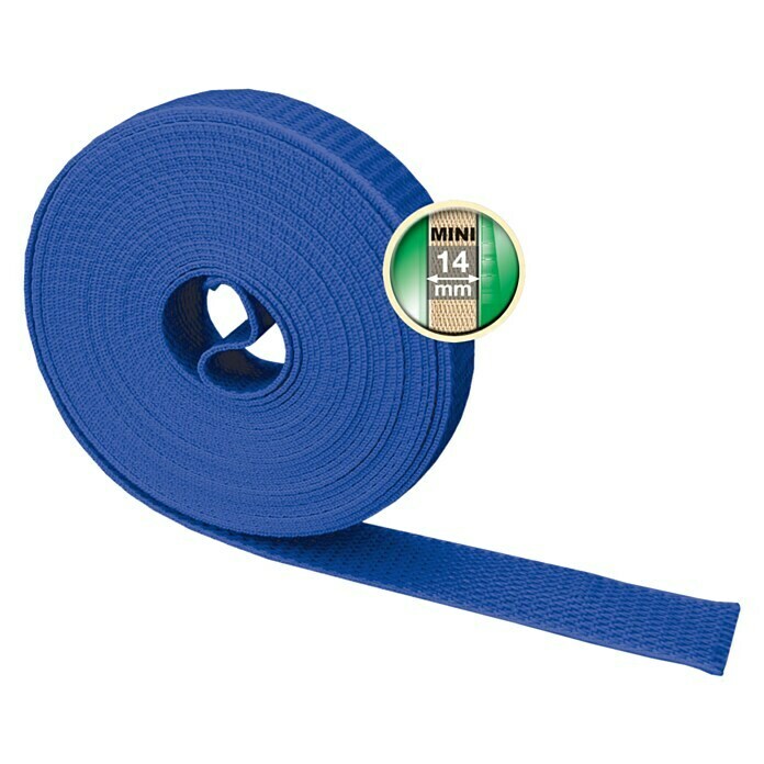 Schellenberg Rollladengurt (Royalblau, Länge: 6 m, Gurtbreite: 14 mm)