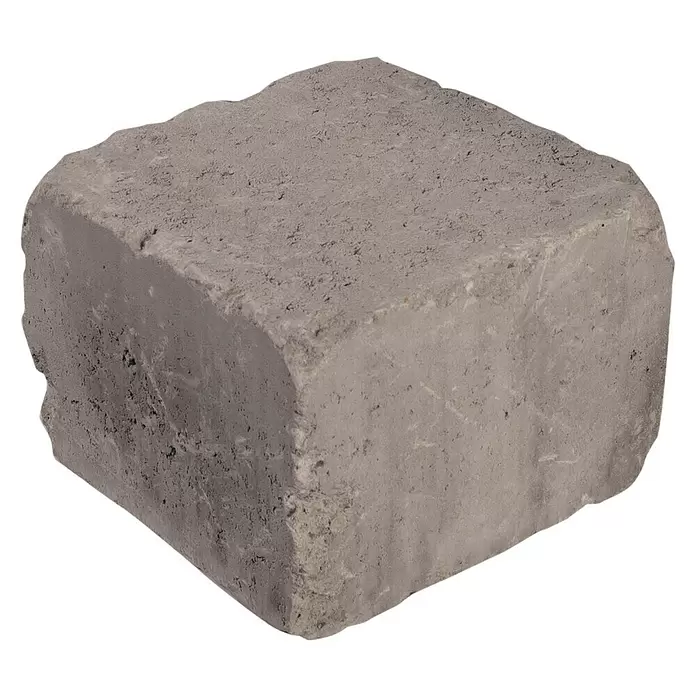 EHL Mauerstein Times Antik L - 20 x 20 x 14 cm, Grau/Anthrazit, Beton - Grauer, rauer Betonpflasterstein.