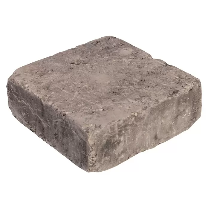 EHL Mauerstein Times Antik S - 20 x 20 x 7 cm, Grau/Anthrazit, Beton - Grauer, strukturierter Betonpflasterstein.