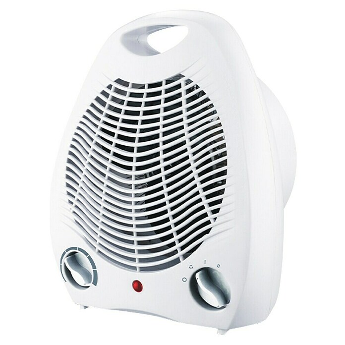 Green Tech Ventilatorska grijalica  (1.000 W - 2.000 W, Bijela) | BAUHAUS
