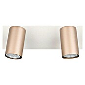 Trio Lighting Marley Regleta 2 luces (35 W, L x An x Al: 9 x 30 x 15 cm, Gris, Marrón, GU10) | BAUHAUS