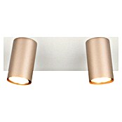 Trio Lighting Marley Regleta 2 luces (35 W, L x An x Al: 9 x 30 x 15 cm, Gris, Marrón, GU10) | BAUHAUS