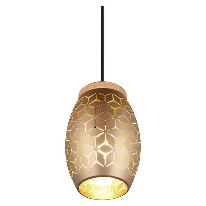 Reality Leuchten Bidar Lámpara colgante (28 W, L x An x Al: 15 x 15 x 150 cm, Café, E27) | BAUHAUS