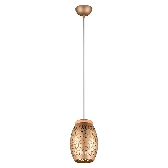 Reality Leuchten Bidar Lámpara colgante (28 W, L x An x Al: 15 x 15 x 150 cm, Café, E27) | BAUHAUS