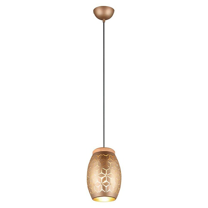 Reality Leuchten Bidar Lámpara colgante (28 W, L x An x Al: 15 x 15 x 150 cm, Café, E27) | BAUHAUS