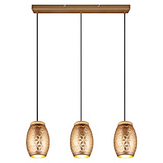 Reality Leuchten Bidar Lámpara colgante (28 W, L x An x Al: 15 x 71 x 150 cm, Café, E27)
