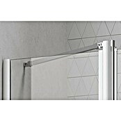 Camargue Vario Nischendusche S3+S17 (110 x 195 cm, Stärke: 6 mm, Silber)