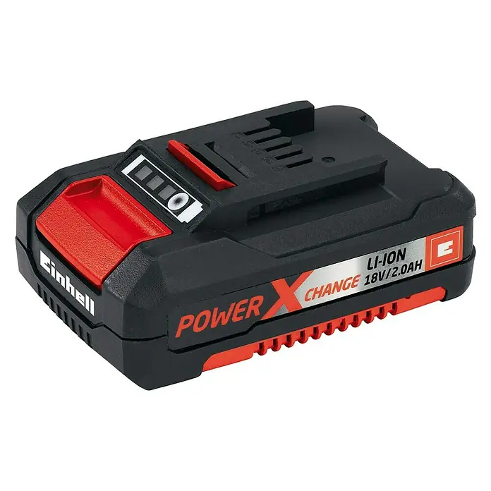 Einhell Power X-Change 18V Akku-Laubbläser GE-CL 18 Li E Kit - 18 V, Li-Ionen, 1 Akku, Blasgeschwindigkeit: 210 km/h - Einhell Power X-Change 18V/2.0Ah Akku. Der Lithium-Ionen-Akku ist ideal für Einhell Werkzeuge und Gartengeräte.