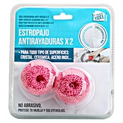 Estropajo antirrayadura (Plástico, 2 ud., Azul/Verde/Lila/Rosa) | BAUHAUS