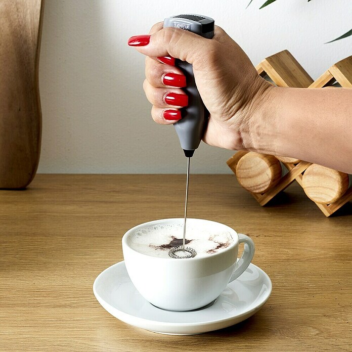Batidor de leche eléctrico (Altura: 20,3 cm, Gris) | BAUHAUS