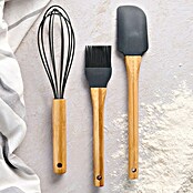 Espátula flexible de cocina (27,5 cm, Negro/Bambú) | BAUHAUS