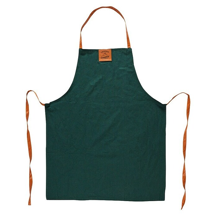 Delantal de cocina para adulto (Tela, Negro/Marrón, Verde/Marrón, Gris/Marrón) | BAUHAUS