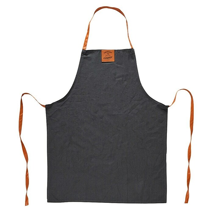Delantal de cocina para adulto (Tela, Negro/Marrón, Verde/Marrón, Gris/Marrón) | BAUHAUS
