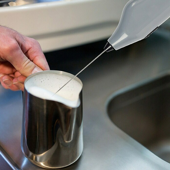 Batidor de leche eléctrico (Altura: 20,3 cm, Gris) | BAUHAUS