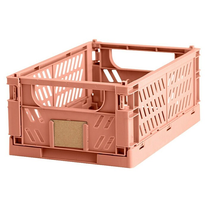 Caja plegable Misty (L x An x Al: 16,5 x 25 x 10 cm, Coral) | BAUHAUS