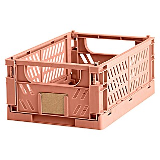 Caja plegable Misty (L x An x Al: 16,5 x 25 x 10 cm, Coral)