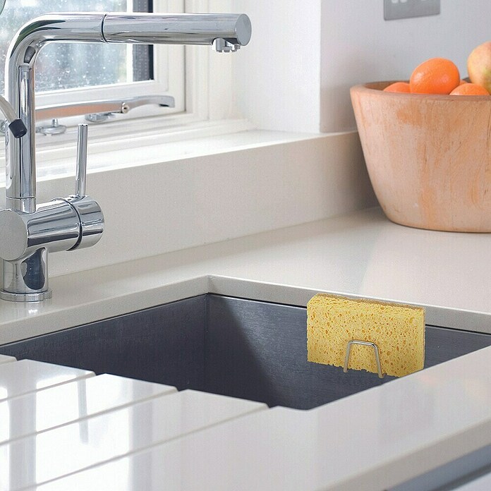 Soporte de esponja (Acero inoxidable, 1 ud.) | BAUHAUS