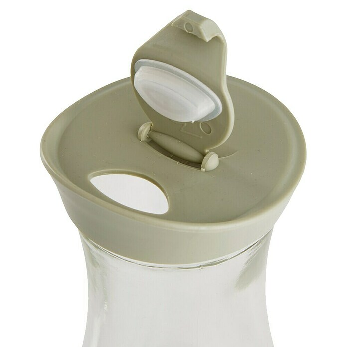 Jarra con tapa (Vidrio, Arena natural/Verde musgo/Amarillo arena, 1 ud.) | BAUHAUS