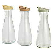 Jarra con tapa (Vidrio, Arena natural/Verde musgo/Amarillo arena, 1 ud.) | BAUHAUS