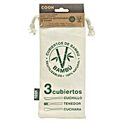 Juego de cubiertos de bambú (Bambú, 3 pzs.) | BAUHAUS