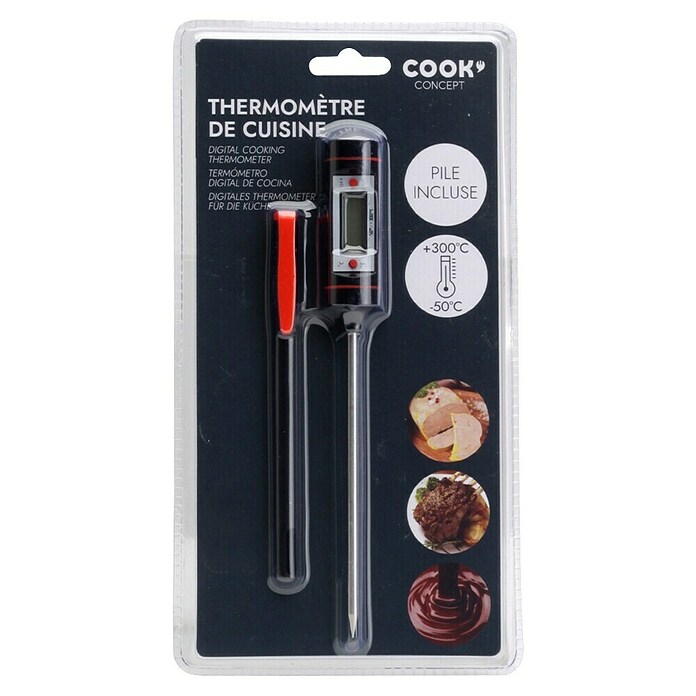 Termómetro de cocina digital (Ø x Al: 2 x 18 cm) | BAUHAUS