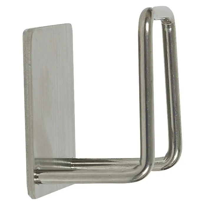 Soporte de esponja - Acero inoxidable, 1 ud. - Este toallero hecho de material resistente es una adición práctica a cualquier baño. Ofrece espacio para las toallas.