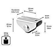 Wagner System Möbel-Bockrolle (Durchmesser Rolle: 15 mm, Traglast: 20 kg, Gleitlager) | BAUHAUS
