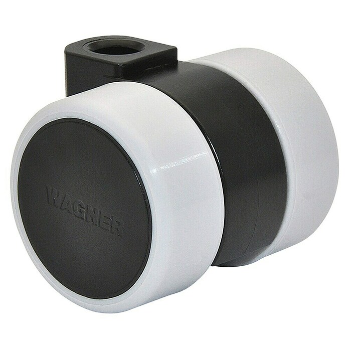 Wagner System Doppelrolle (Durchmesser Rollen: 38 mm, Traglast: 50 kg, Mit Rückenloch) | BAUHAUS