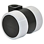 Wagner System Doppelrolle (Durchmesser Rollen: 38 mm, Traglast: 50 kg, Mit Rückenloch) | BAUHAUS