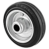 Wagner System Ersatzrad für Transportgeräterollen (Durchmesser: 80 mm, Gummi, Schwarz, 60 kg) | BAUHAUS