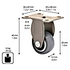Wagner System Möbel-Bockrolle (Durchmesser Rolle: 25 mm, Traglast: 12 kg, Gleitlager) | BAUHAUS