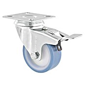 Wagner System Apparate-Lenkrolle Ultrasoft ECO (Traglast: 50 kg, Gleitlager, Mit Platte und Feststeller, Durchmesser Rolle: 50 mm) | BAUHAUS