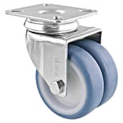 Wagner System Apparate-Lenkrolle Ultrasoft ECO (Traglast: 100 kg, Gleitlager, Mit Platte, Durchmesser Rolle: 75 mm) | BAUHAUS
