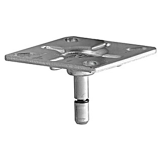 Wagner System Anschraubplatte (Stahl, Maße Platte: 60 x 60 mm)
