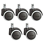 Wagner System Doppelrollen-Set Soft (Schwarz, 5 Stk., Traglast: 50 kg) | BAUHAUS
