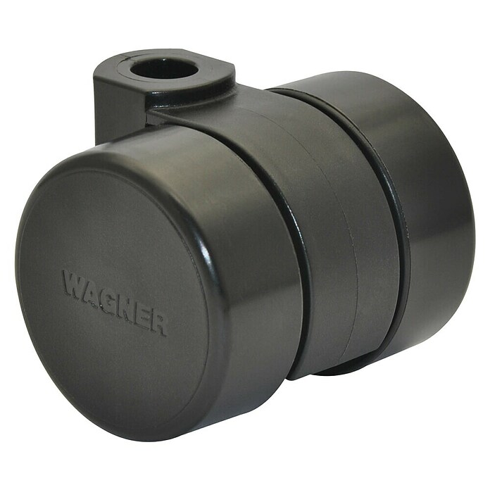 Wagner System Möbel-Lenkrolle Hart (Durchmesser Rollen: 38 mm, Traglast: 50 kg, Mit Rückenloch) | BAUHAUS