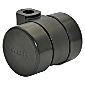 Wagner System Möbel-Lenkrolle Hart (Durchmesser Rollen: 38 mm, Traglast: 50 kg, Mit Rückenloch) | BAUHAUS