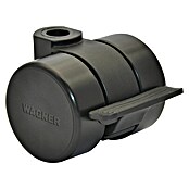 Wagner System Möbel-Lenkrolle Hart (Durchmesser Rollen: 38 mm, Traglast: 50 kg, Mit Rückenloch und Feststeller) | BAUHAUS