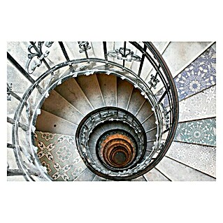 Póster Escalier rosace (Escaleras circulares, An x Al: 65 x 45 cm)