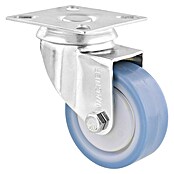 Wagner System Möbel-Lenkrolle Ultrasoft Deluxe (Durchmesser Rollen: 50 mm, Traglast: 50 kg, Kugellager, Mit Platte) | BAUHAUS