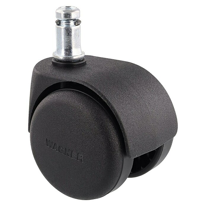 Wagner System Doppelrollen-Set Hart (Schwarz, 5 Stk., Traglast: 50 kg) | BAUHAUS