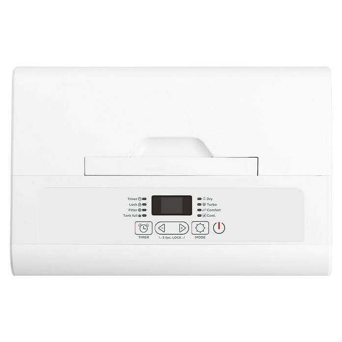 TCL Luftentfeuchter DEM25 (Entfeuchtungsleistung: 25 l/Tag, 320 W, Weiß, Raumvolumen: 26 m³) | BAUHAUS