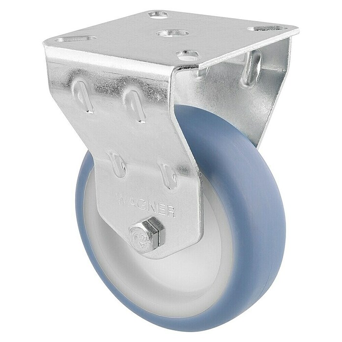 Wagner System Apparate-Bockrolle Ultrasoft (Traglast: 60 kg, Gleitlager, Durchmesser Rolle: 75 mm) | BAUHAUS