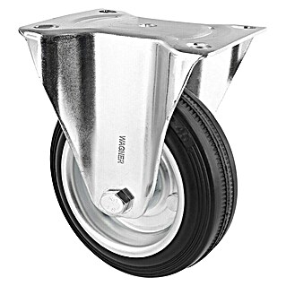 Wagner System Transportgeräte-Bockrolle (Traglast: 60 kg, Rollenlager, Durchmesser Rolle: 80 mm, Vollgummi)