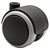 Wagner System Doppelrolle Doppelrolle (Traglast: 50 kg, Mit Rückenloch, Farbe Rad: Grau, Durchmesser Rolle: 50 mm, Weiche Lauffläche) | BAUHAUS