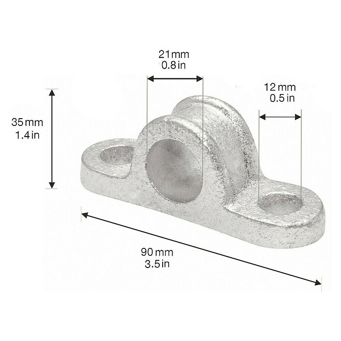 Wagner System Befestigung Auflagebock (20 mm) | BAUHAUS