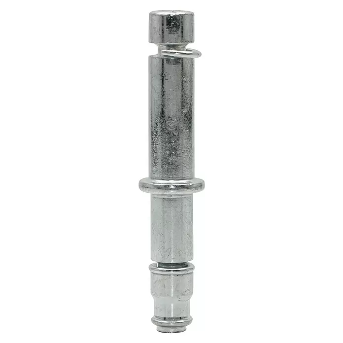 Wagner System Reduzierstück - Verzinkt, Durchmesser: 8,5 mm, Stahl - Silberner Metallstift mit Ringdetail.